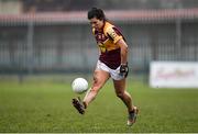 24 November 2019; Rachel Kearns of MacHale Rovers during the All-Ireland Ladies Junior Club Championship Final match between Donoughmore and MacHale Rovers at Duggan Park in Ballinasloe, Co Galway. Photo by Harry Murphy/Sportsfile