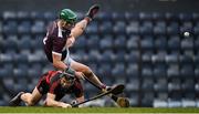 24 November 2019; Philip Mahony of Ballygunner is tackled by Conor Kenny of Boris-Ileigh during the AIB Munster GAA Hurling Senior Club Championship Final match between Ballygunner and Borris-Ileigh at Páirc Ui Rinn in Cork. Photo by Eóin Noonan/Sportsfile