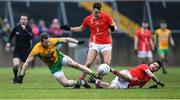 24 November 2019; Gary Sice of Corofin in action against Shane Carty, right, and Tom Butler of Pádraig Pearses during the AIB Connacht GAA Football Senior Club Football Championship Final match between Corofin and Pádraig Pearses at Tuam Stadium in Tuam, Galway. Photo by Piaras Ó Mídheach/Sportsfile