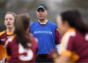 24 November 2019; MacHale Rovers joint manager Jarlaith Tolan prior to the All-Ireland Ladies Junior Club Championship Final match between Donoughmore and MacHale Rovers at Duggan Park in Ballinasloe, Co Galway. Photo by Harry Murphy/Sportsfile