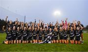 24 November 2019; Donoughmore players celebrate with the trophy following the All-Ireland Ladies Junior Club Championship Final match between Donoughmore and MacHale Rovers at Duggan Park in Ballinasloe, Co Galway. Photo by Harry Murphy/Sportsfile