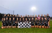 24 November 2019; Donoughmore players celebrate with the trophy following the All-Ireland Ladies Junior Club Championship Final match between Donoughmore and MacHale Rovers at Duggan Park in Ballinasloe, Co Galway. Photo by Harry Murphy/Sportsfile