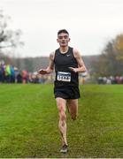 24 November 2019; Keelan Kilrehill of Moy Valley A.C., Co. Antrim, on his way to finishing second in the Junior Men's event during the Irish Life Health National Senior, Junior & Juvenile Even Age Cross Country Championships at the National Sports Campus Abbotstown in Dublin. Photo by Sam Barnes/Sportsfile