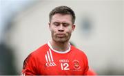 24 November 2019; Niall Daly of Pádraig Pearses reacts after he was sent off by referee Eamon O'Grady during the AIB Connacht GAA Football Senior Club Football Championship Final match between Corofin and Pádraig Pearses at Tuam Stadium in Tuam, Galway. Photo by Piaras Ó Mídheach/Sportsfile