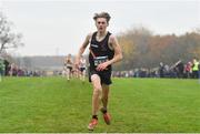 24 November 2019; Sean Cronin of Clonliffe Harriers, Co. Dublin, on his way to winning the Boys U14 event during the Irish Life Health National Senior, Junior & Juvenile Even Age Cross Country Championships at the National Sports Campus Abbotstown in Dublin. Photo by Sam Barnes/Sportsfile