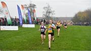 24 November 2019; Ruby Gilmartin of Annalee AC, Co. Cavan, competing in the Girls U14 event during the Irish Life Health National Senior, Junior & Juvenile Even Age Cross Country Championships at the National Sports Campus Abbotstown in Dublin. Photo by Sam Barnes/Sportsfile