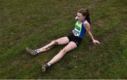 24 November 2019; Caoimhe Keegan of Metro/St. Brigid's, Co. Dublin, after competing in the Girls U14 event during the Irish Life Health National Senior, Junior & Juvenile Even Age Cross Country Championships at the National Sports Campus Abbotstown in Dublin. Photo by Sam Barnes/Sportsfile