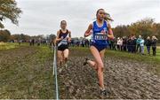 24 November 2019; Jodie McCann of Dublin City Harriers A.C., Co. Dublin, competing in the Junior Womens event during the Irish Life Health National Senior, Junior & Juvenile Even Age Cross Country Championships at the National Sports Campus Abbotstown in Dublin. Photo by Sam Barnes/Sportsfile