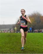 24 November 2019; Catherine Martin of Loughview A.C. on her way to winning the U16 Girls event during the Irish Life Health National Senior, Junior & Juvenile Even Age Cross Country Championships at the National Sports Campus Abbotstown in Dublin. Photo by Sam Barnes/Sportsfile