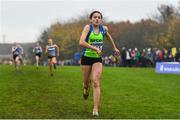 24 November 2019; Gara Williams of Metro/ St Brigids AC, Co. Dublin, competing in the U16 Girls event during the Irish Life Health National Senior, Junior & Juvenile Even Age Cross Country Championships at the National Sports Campus Abbotstown in Dublin. Photo by Sam Barnes/Sportsfile