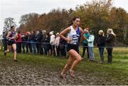 24 November 2019; Danielle Done of Tullamore Harriers A.C., Co. Offaly, competing in the Junior Womens event during the Irish Life Health National Senior, Junior & Juvenile Even Age Cross Country Championships at the National Sports Campus Abbotstown in Dublin. Photo by Sam Barnes/Sportsfile