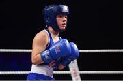 22 November 2019; Daina Moorehouse of Enniskerry, Co Wicklow, during the 48kg bout against Shannon Sweeney of St Annes, Co Mayo, during the IABA Irish National Elite Boxing Championships Finals at the National Stadium in Dublin. Photo by Piaras Ó Mídheach/Sportsfile