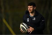 25 November 2019; Hugo Keenan during Leinster Rugby squad training at UCD in Dublin. Photo by Ramsey Cardy/Sportsfile