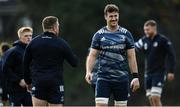 25 November 2019; Caelan Doris, right, and Seán Cronin during Leinster Rugby squad training at UCD in Dublin. Photo by Ramsey Cardy/Sportsfile