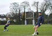 25 November 2019; Ross Byrne during Leinster Rugby squad training at UCD in Dublin. Photo by Ramsey Cardy/Sportsfile