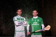 26 November 2019; Ballyhale Shamrocks and Kilkenny hurler Colin Fennelly, left, is pictured with St. Mullins and Carlow hurler Marty Kavanagh ahead of the AIB Leinster Senior Hurling Club Championship Final where they face St. Mullins of Carlow on Sunday December 1st at O’Moore Park, Portlaoise. AIB is in its 29th year sponsoring the GAA Club Championship and is delighted to continue to support the Junior, Intermediate and Senior Championships across football, hurling and camogie. For exclusive content and behind the scenes action throughout the AIB GAA & Camogie Club Championships follow AIB GAA on Facebook, Twitter, Instagram and Snapchat. Photo by Ramsey Cardy/Sportsfile