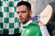 26 November 2019; St. Mullins and Carlow hurler Marty Kavanagh is pictured ahead of the AIB Leinster Senior Hurling Club Championship Final where they face Shamrocks of Kilkenny on Sunday December 1st at O’Moore Park, Portlaoise. AIB is in its 29th year sponsoring the GAA Club Championship and is delighted to continue to support the Junior, Intermediate and Senior Championships across football, hurling and camogie. For exclusive content and behind the scenes action throughout the AIB GAA & Camogie Club Championships follow AIB GAA on Facebook, Twitter, Instagram and Snapchat. Photo by Sam Barnes/Sportsfile