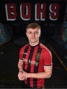 26 November 2019; JJ Lunney during the Bohemians FC 2020 jersey launch at Dalymount Park in Dublin. Photo by Eóin Noonan/Sportsfile