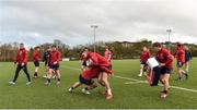 26 November 2019; Shane Daly in action with his team-mates during Munster Rugby squad training at University of Limerick in Limerick. Photo by Matt Browne/Sportsfile