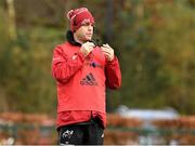 26 November 2019; Head coach Johann van Graan during Munster Rugby squad training at University of Limerick in Limerick. Photo by Matt Browne/Sportsfile