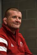 26 November 2019; Munster forwards coach Graham Rowntree during a Munster Rugby squad press conference at University of Limerick in Limerick. Photo by Matt Browne/Sportsfile