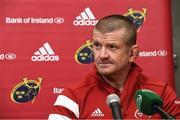 26 November 2019; Munster forwards coach Graham Rowntree during a Munster Rugby squad press conference at University of Limerick in Limerick. Photo by Matt Browne/Sportsfile