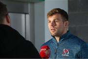 26 November 2019; Jordi Murphy during an Ulster Rugby press conference at Kingspan Stadium in Belfast. Photo by John Dickson/Sportsfile