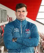 26 November 2019; Louis Ludik during an Ulster Rugby press conference at Kingspan Stadium in Belfast. Photo by John Dickson/Sportsfile