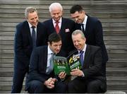 27 November 2019; Gerard Perry, Chairperson of the National Referee Committee, front row, right, with Noel Mooney, General Manager of the Football Association of Ireland, front row, left, and, back row, from left, John Ward, National Referee Co-Ordinator, Bill Atley, Chief Referee Observer and Rob Hennessy, FIFA Referee, during the Referee Strategy Launch at FAI HQ in Dublin. Photo by Matt Browne/Sportsfile