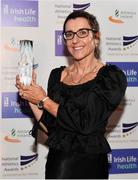 28 November 2019; Masters Athlete of the Year Annette Kealy is pictured with her award during the Irish Life Health National Athletics Awards 2019 at Crowne Plaza Hotel, Blanchardstown, Dublin. Photo by Sam Barnes/Sportsfile