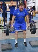 3 December 2019; Seán Cronin during a Leinster Rugby gym session at Leinster Rugby Headquarters in UCD, Dublin. Photo by Ramsey Cardy/Sportsfile