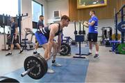 3 December 2019; Ryan Baird during a Leinster Rugby gym session at Leinster Rugby Headquarters in UCD, Dublin. Photo by Ramsey Cardy/Sportsfile