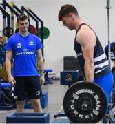 3 December 2019; Sports scientist Jack O'Brien during a Leinster Rugby gym session at Leinster Rugby Headquarters in UCD, Dublin. Photo by Ramsey Cardy/Sportsfile