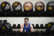 3 December 2019; Dan Leavy during a Leinster Rugby gym session at Leinster Rugby Headquarters in UCD, Dublin. Photo by Ramsey Cardy/Sportsfile