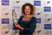 28 November 2019; Hall of Fame Award Winner Sonia O'Sullivan is pictured with her award during the Irish Life Health National Athletics Awards 2019 at Crowne Plaza Hotel, Blanchardstown, Dublin. Photo by Sam Barnes/Sportsfile
