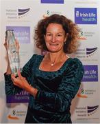 28 November 2019; Hall of Fame Award Winner Sonia O'Sullivan is pictured with her award during the Irish Life Health National Athletics Awards 2019 at Crowne Plaza Hotel, Blanchardstown, Dublin. Photo by Sam Barnes/Sportsfile