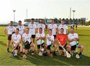 29 November 2019; The 2019 PwC All-Star team before the start of the PwC All Star Hurling Tour 2019 All Star game at Zayed Sport City in Abu Dhabi, United Arab Emirates. Photo by Ray McManus/Sportsfile