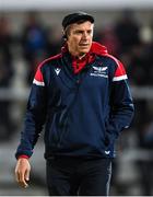 29 November 2019; Scarlets head coach Brad Mooar ahead of the Guinness PRO14 Round 7 match between Ulster and Scarlets at the Kingspan Stadium in Belfast. Photo by Ramsey Cardy/Sportsfile