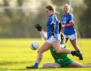 30 November 2019; Libby Coppinger of Munster scores a goal for her side against Leinster during the Ladies Football Interprovincial Round 1 match between Leinster and Munster at Kinnegad in Co Westmeath. Photo by Matt Browne/Sportsfile