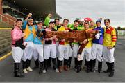 30 November 2019; Members of 'Cook's Stag-Do' prior to racing on Day One of the Fairyhouse Winter Festival at Fairyhouse Racecourse in Ratoath, Meath. Photo by Seb Daly/Sportsfile