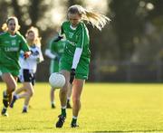 30 November 2019; Nessa Dooley of Leinster during the Ladies Football Interprovincial Round 2 match between Connacht and Leinster at Kinnegad in Co Westmeath. Photo by Matt Browne/Sportsfile