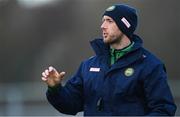 30 November 2019; Offaly manager Michael Fennelly during the Kehoe Cup Round 1 match between Offaly and Kildare at St Brendan's Park in Birr, Co Offaly. Photo by Piaras Ó Mídheach/Sportsfile