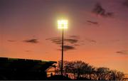 30 November 2019; The sun sets behind The Sportsground prior to the Guinness PRO14 Round 7 match between Connacht and Isuzu Southern Kings at The Sportsground in Galway. Photo by Eóin Noonan/Sportsfile