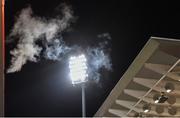 29 November 2019; A general view of floodlights ahead of the Guinness PRO14 Round 7 match between Ulster and Scarlets at the Kingspan Stadium in Belfast. Photo by Ramsey Cardy/Sportsfile