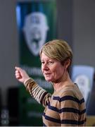 30 November 2019; Sue Ronan, FAI's Head of Women's Football, during the Women in Football - Emerging Leaders Programme at the FAI Headquarters in Abbotstown, Dublin. Photo by Stephen McCarthy/Sportsfile