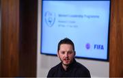 30 November 2019; FIFA & UEFA's Karl Lines, People Development Specialist and Leadership Expert, during the Women in Football - Emerging Leaders Programme at the FAI Headquarters in Abbotstown, Dublin. Photo by Stephen McCarthy/Sportsfile