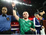 30 November 2019; Carl Frampton after defeating Tyler McCreary in their super-featherweight bout at the Cosmopolitan of Las Vegas in Las Vegas, Nevada, United States. Photo by Mikey Williams/Top Rank/Sportsfile