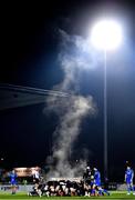 30 November 2019; Steam rises from a scrum during the Guinness PRO14 Round 7 match between Glasgow Warriors and Leinster at Scotstoun Stadium in Glasgow, Scotland. Photo by Ramsey Cardy/Sportsfile