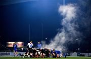 30 November 2019; Steam rises from a scrum during the Guinness PRO14 Round 7 match between Glasgow Warriors and Leinster at Scotstoun Stadium in Glasgow, Scotland. Photo by Ramsey Cardy/Sportsfile