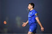 30 November 2019; Hugo Keenan of Leinster during the Guinness PRO14 Round 7 match between Glasgow Warriors and Leinster at Scotstoun Stadium in Glasgow, Scotland. Photo by Ramsey Cardy/Sportsfile